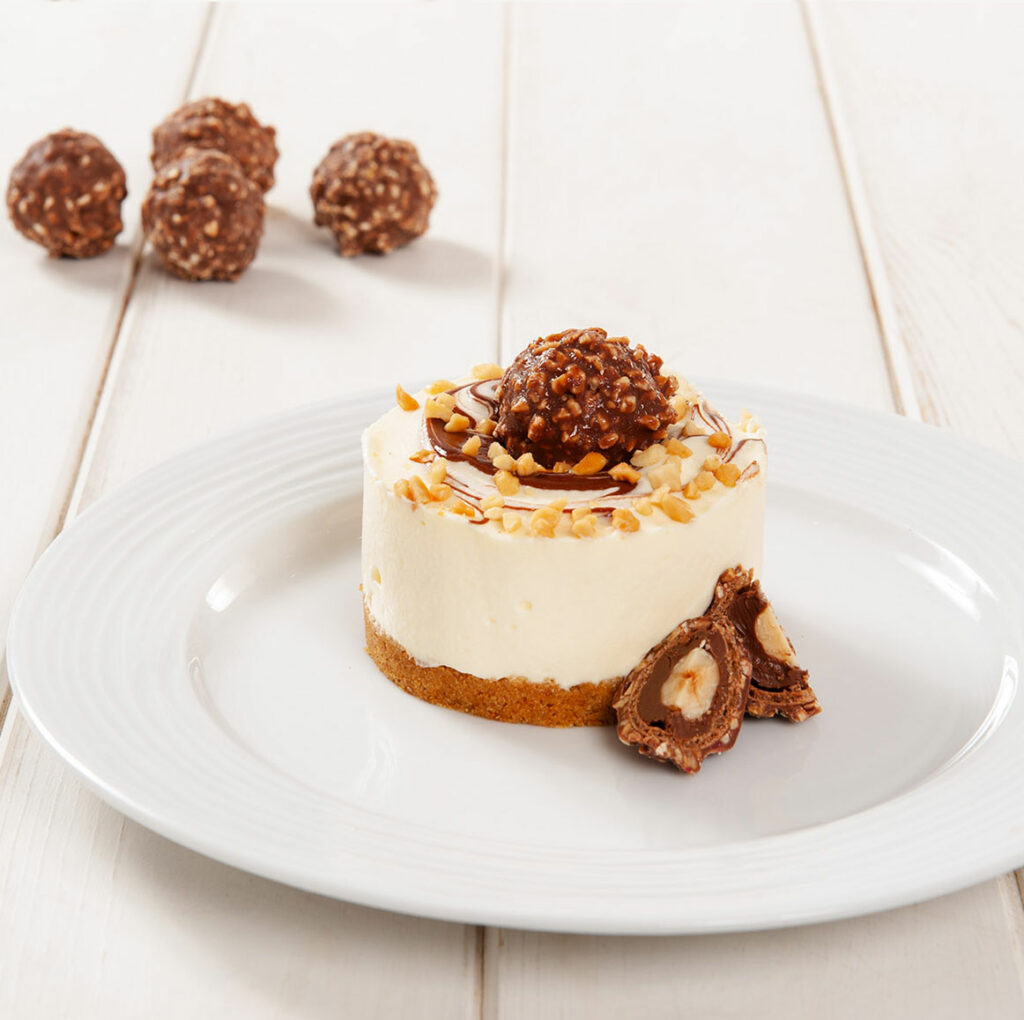 Luxury Ferrero Rocher Cold Cheesecake